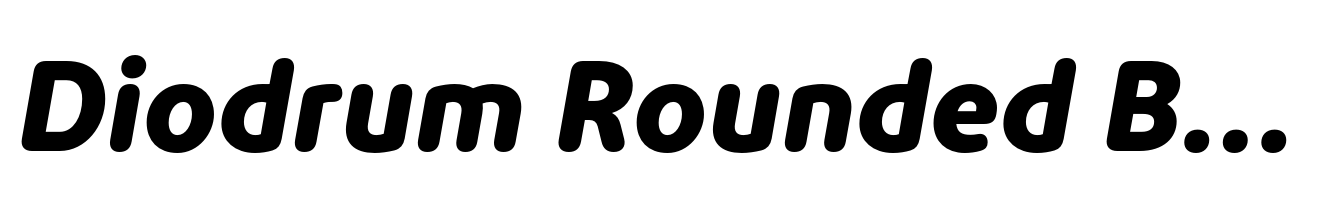 Diodrum Rounded Bold Italic